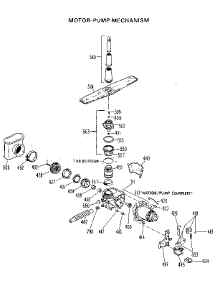 Pump And Motor parts for Kenmore Dishwasher 363.1410691 (3631410691, 363 1410691) from AppliancePartsPros.com