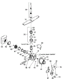 Motor-Pump Mechanism parts for Kenmore Dishwasher 363.1410694 (3631410694, 363 1410694) from AppliancePartsPros.com