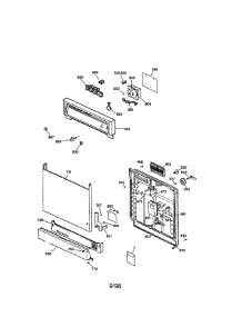 Escutcheon And Door Assembly parts for Kenmore Dishwasher 363.14172790 (36314172790, 363 14172790) from AppliancePartsPros.com