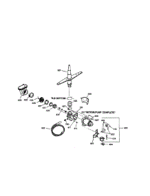 Motor-Pump Mechanism parts for Kenmore Dishwasher 363.14175790 (36314175790, 363 14175790) from AppliancePartsPros.com