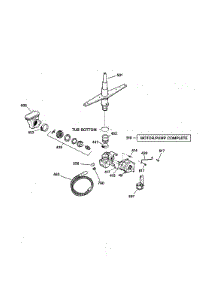 Motor-Pump Mechanism parts for Kenmore Dishwasher 363.14181200 (36314181200, 363 14181200) from AppliancePartsPros.com