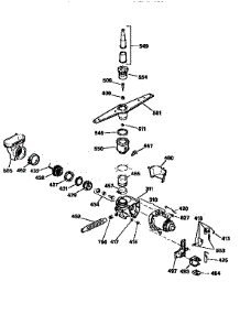 Motor Pump-Mechanism parts for Kenmore Dishwasher 363.1435597 (3631435597, 363 1435597) from AppliancePartsPros.com