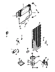 Unit Parts parts for Kenmore Refrigerator 253.8682180 (2538682180, 253 8682180) from AppliancePartsPros.com