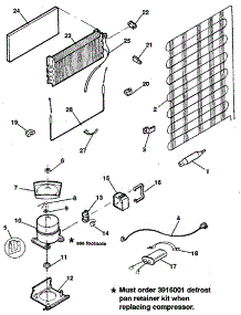 Unit parts for Kenmore Refrigerator 253.8695214 (2538695214, 253 8695214) from AppliancePartsPros.com