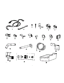 Ice Maker Installation Parts parts for Kenmore Refrigerator 253.8351280 (2538351280, 253 8351280) from AppliancePartsPros.com