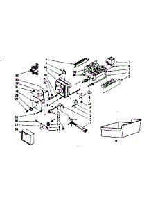 Icemaker Parts parts for Kenmore Refrigerator 253.8351730 (2538351730, 253 8351730) from AppliancePartsPros.com