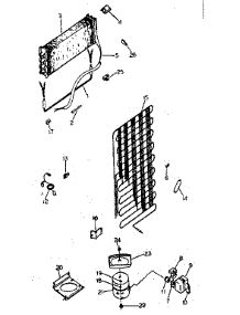 Unit Parts parts for Kenmore Refrigerator 253.8351741 (2538351741, 253 8351741) from AppliancePartsPros.com