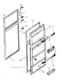 Door Parts parts for Kenmore Refrigerator 253.8351782 (2538351782, 253 8351782) from AppliancePartsPros.com