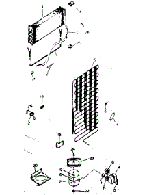 Unit Parts parts for Kenmore Refrigerator 253.8357261 (2538357261, 253 8357261) from AppliancePartsPros.com