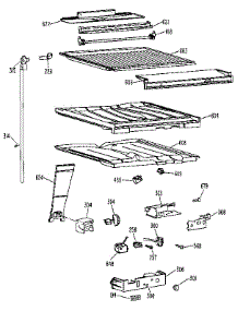 Compartment Separator parts for Kenmore Refrigerator 363.9661889 (3639661889, 363 9661889) from AppliancePartsPros.com