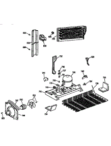 Unit Parts parts for Kenmore Refrigerator 363.9671715 (3639671715, 363 9671715) from AppliancePartsPros.com