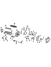 Icemaker parts for Kenmore Refrigerator 363.9678715 (3639678715, 363 9678715) from AppliancePartsPros.com