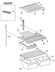 Shelf parts for Kenmore Refrigerator 363.9701416 (3639701416, 363 9701416) from AppliancePartsPros.com