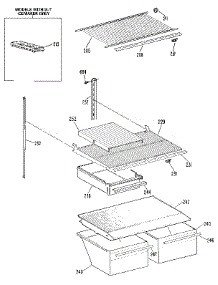Shelf parts for Kenmore Refrigerator 363.9701481 (3639701481, 363 9701481) from AppliancePartsPros.com