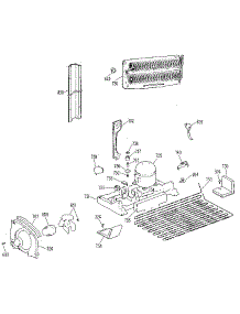 Unit parts for Kenmore Refrigerator 363.9701513 (3639701513, 363 9701513) from AppliancePartsPros.com