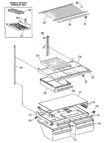 Shelf parts for Kenmore Refrigerator 363.9701513 (3639701513, 363 9701513) from AppliancePartsPros.com