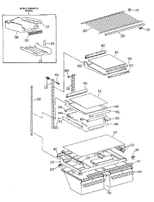Shelf parts for Kenmore Refrigerator 363.9701783 (3639701783, 363 9701783) from AppliancePartsPros.com