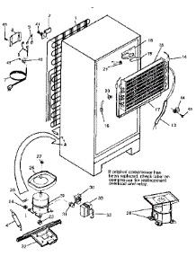 Unit parts for Kenmore Refrigerator 253.9308285 (2539308285, 253 9308285) from AppliancePartsPros.com