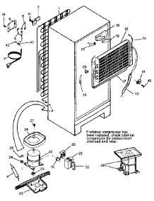 Unit parts for Kenmore Refrigerator 253.9308764 (2539308764, 253 9308764) from AppliancePartsPros.com