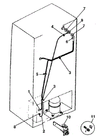 Ice Maker Installation parts for Kenmore Refrigerator 253.9309700 (2539309700, 253 9309700) from AppliancePartsPros.com