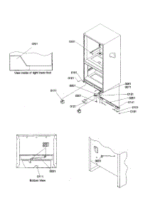 Insulation / Roller parts for Kenmore Refrigerator 596.79279990 (59679279990, 596 79279990) from AppliancePartsPros.com