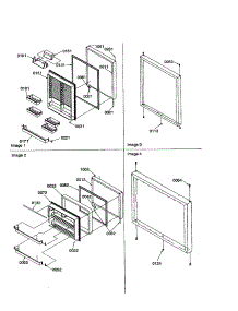 Door Assembly parts for Kenmore Refrigerator 596.79279991 (59679279991, 596 79279991) from AppliancePartsPros.com