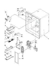 Refrigerator Liner Parts parts for Kenmore Refrigerator 596.79542015 (59679542015, 596 79542015) from AppliancePartsPros.com
