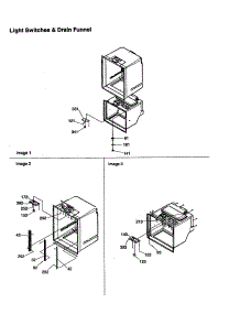 Light Switches And Drain Funnel parts for Kenmore Refrigerator 596.79879991 (59679879991, 596 79879991) from AppliancePartsPros.com