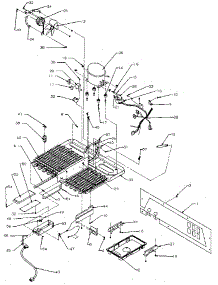 Machine Compartment parts for Kenmore Refrigerator 596.8590910 (5968590910, 596 8590910) from AppliancePartsPros.com