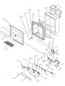 Ice And Water Cavity parts for Kenmore Refrigerator 596.8590910 (5968590910, 596 8590910) from AppliancePartsPros.com