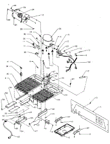Machine Compartment parts for Kenmore Refrigerator 596.8590981 (5968590981, 596 8590981) from AppliancePartsPros.com