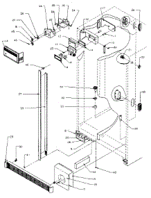 Control parts for Kenmore Refrigerator 596.8590981 (5968590981, 596 8590981) from AppliancePartsPros.com