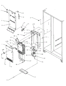 Evaporator parts for Kenmore Refrigerator 596.8590981 (5968590981, 596 8590981) from AppliancePartsPros.com