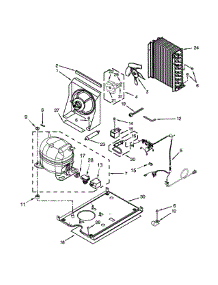 Unit Parts parts for Kenmore Freestanding Ice Maker 596.89593101 (59689593101, 596 89593101) from AppliancePartsPros.com