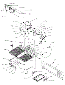 Machine Compartment parts for Kenmore Refrigerator 596.9500880 (5969500880, 596 9500880) from AppliancePartsPros.com