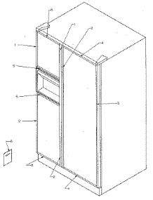 Kit parts for Kenmore Refrigerator 596.9500881 (5969500881, 596 9500881) from AppliancePartsPros.com