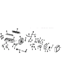 Icemaker parts for Kenmore Refrigerator 363.9638712 (3639638712, 363 9638712) from AppliancePartsPros.com