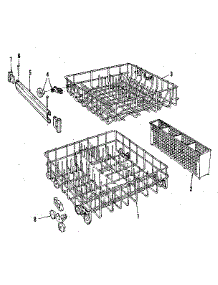 Rack Details parts for Kenmore Dishwasher 587.1403080 (5871403080, 587 1403080) from AppliancePartsPros.com