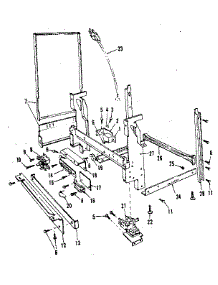 Frame Details parts for Kenmore Dishwasher 587.1403180 (5871403180, 587 1403180) from AppliancePartsPros.com