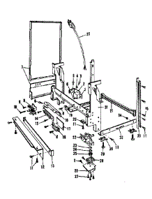 Frame Details parts for Kenmore Dishwasher 587.1405880 (5871405880, 587 1405880) from AppliancePartsPros.com