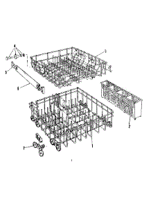 Rack Details parts for Kenmore Dishwasher 587.1406081 (5871406081, 587 1406081) from AppliancePartsPros.com