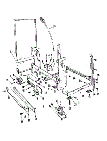 Frame Details parts for Kenmore Dishwasher 587.1406581 (5871406581, 587 1406581) from AppliancePartsPros.com