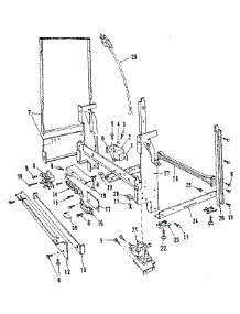 Frame Details parts for Kenmore Dishwasher 587.1406583 (5871406583, 587 1406583) from AppliancePartsPros.com