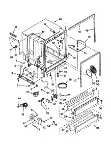 Tub Assembly parts for Kenmore Dishwasher 665.16964990 (66516964990, 665 16964990) from AppliancePartsPros.com