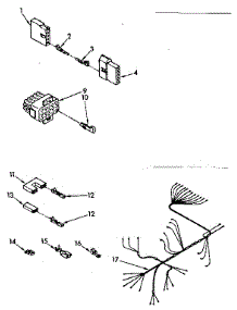 Wiring Harness Parts parts for Kenmore Dishwasher 665.1696580 (6651696580, 665 1696580) from AppliancePartsPros.com
