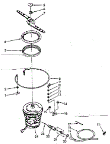 Heater, Pump And Lower Sprayarm Parts parts for Kenmore Dishwasher 665.1696580 (6651696580, 665 1696580) from AppliancePartsPros.com