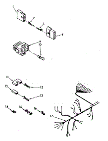 Wiring Harness parts for Kenmore Dishwasher 665.1696581 (6651696581, 665 1696581) from AppliancePartsPros.com