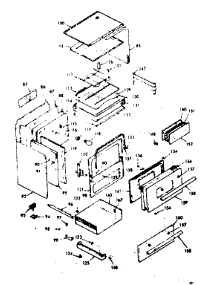 Body Section parts for Kenmore Range 647.6387341 (6476387341, 647 6387341) from AppliancePartsPros.com