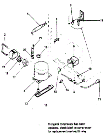 Unit parts for Kenmore Freezer 253.9103381 (2539103381, 253 9103381) from AppliancePartsPros.com