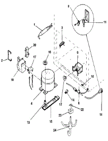 Unit parts for Kenmore Freezer 253.9104583 (2539104583, 253 9104583) from AppliancePartsPros.com